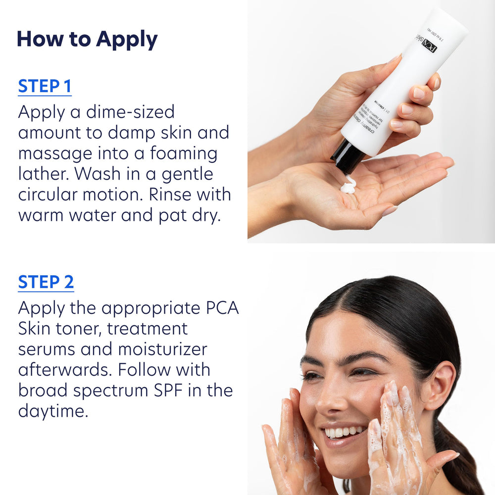 PCA SKIN Creamy Moisturizing Face Cleanser includes antioxidant Sunflower Seed Oil for skin.