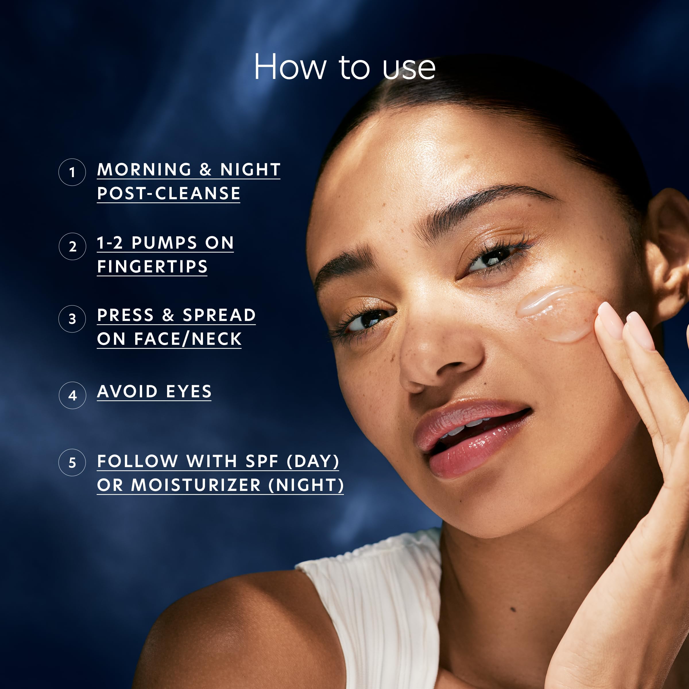 PCA SKIN Hyaluronic Acid Serum evening routine for nourishment