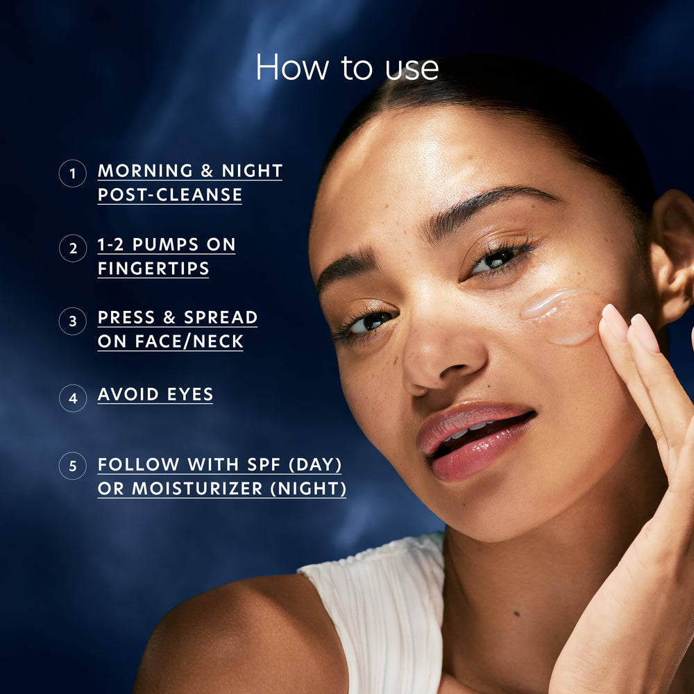 PCA SKIN Hyaluronic Acid Serum evening routine for nourishment