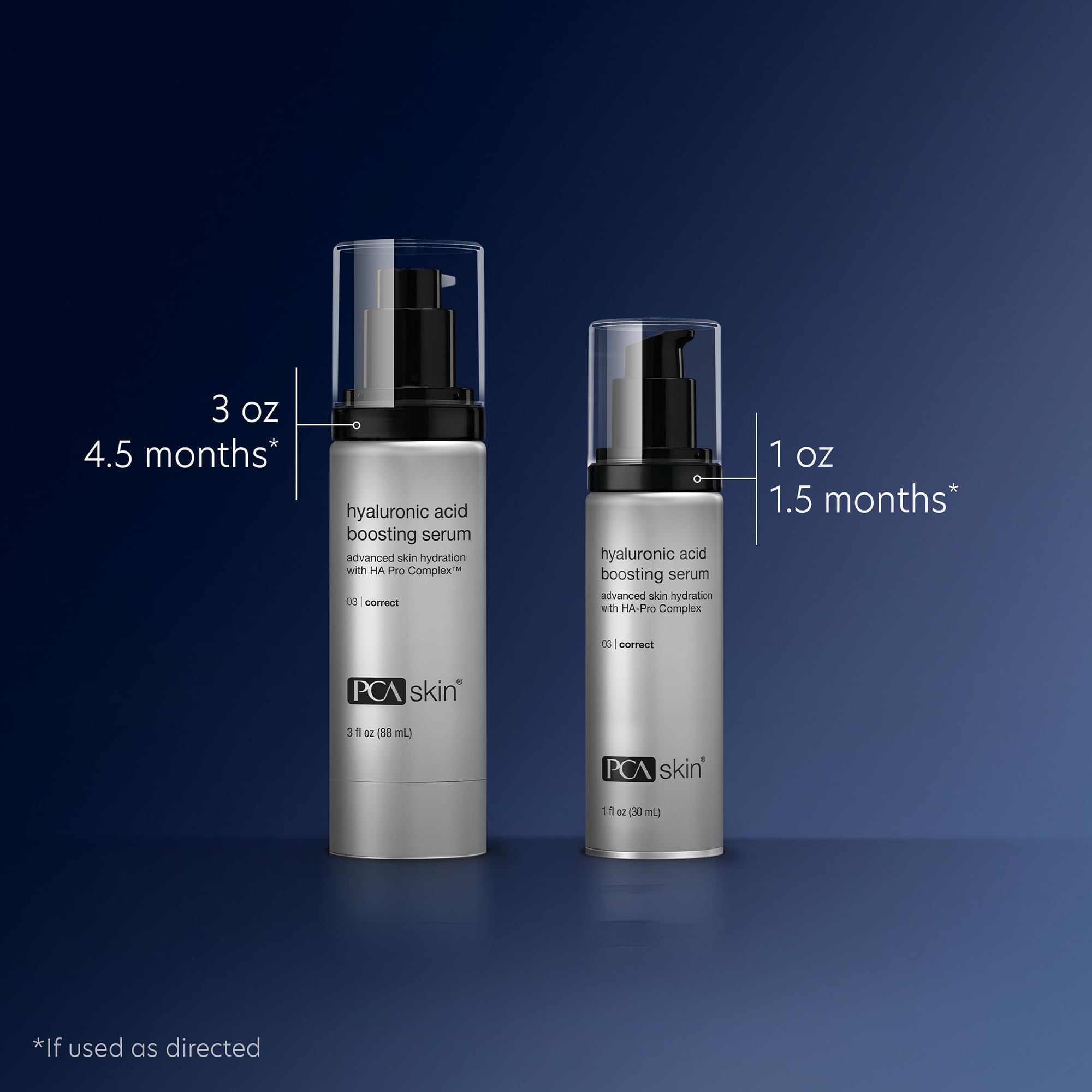 PCA SKIN Hyaluronic Acid Serum being applied to face for absorption