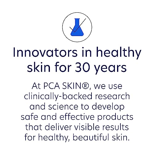 PCA SKIN packaging label clarity communicates easy-to-understand, dye-free acne care.