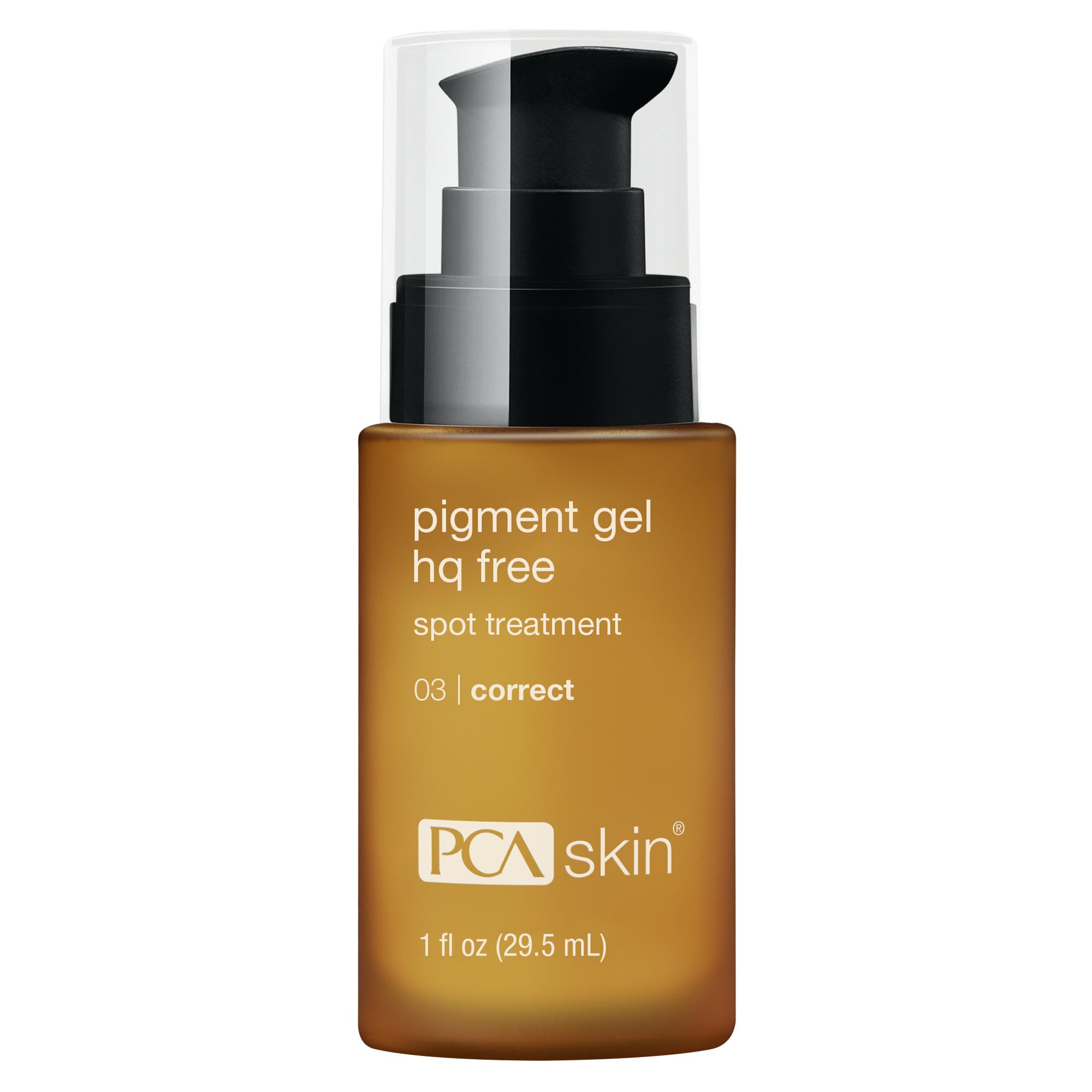 PCA SKIN Pigment Gel bottle with pump for even skin tone support