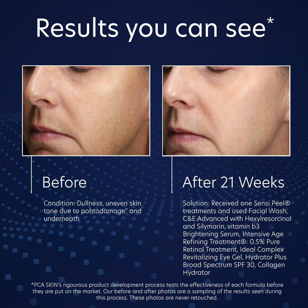 Rutina nocturna con PCA SKIN Vitamin B3 Brightening Serum.