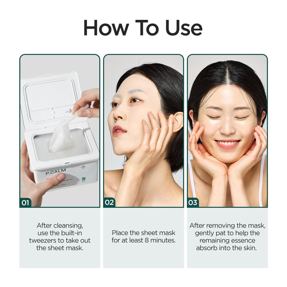 P.CALM Barrier Cycle 30-day supply box indicating ongoing skincare routine.