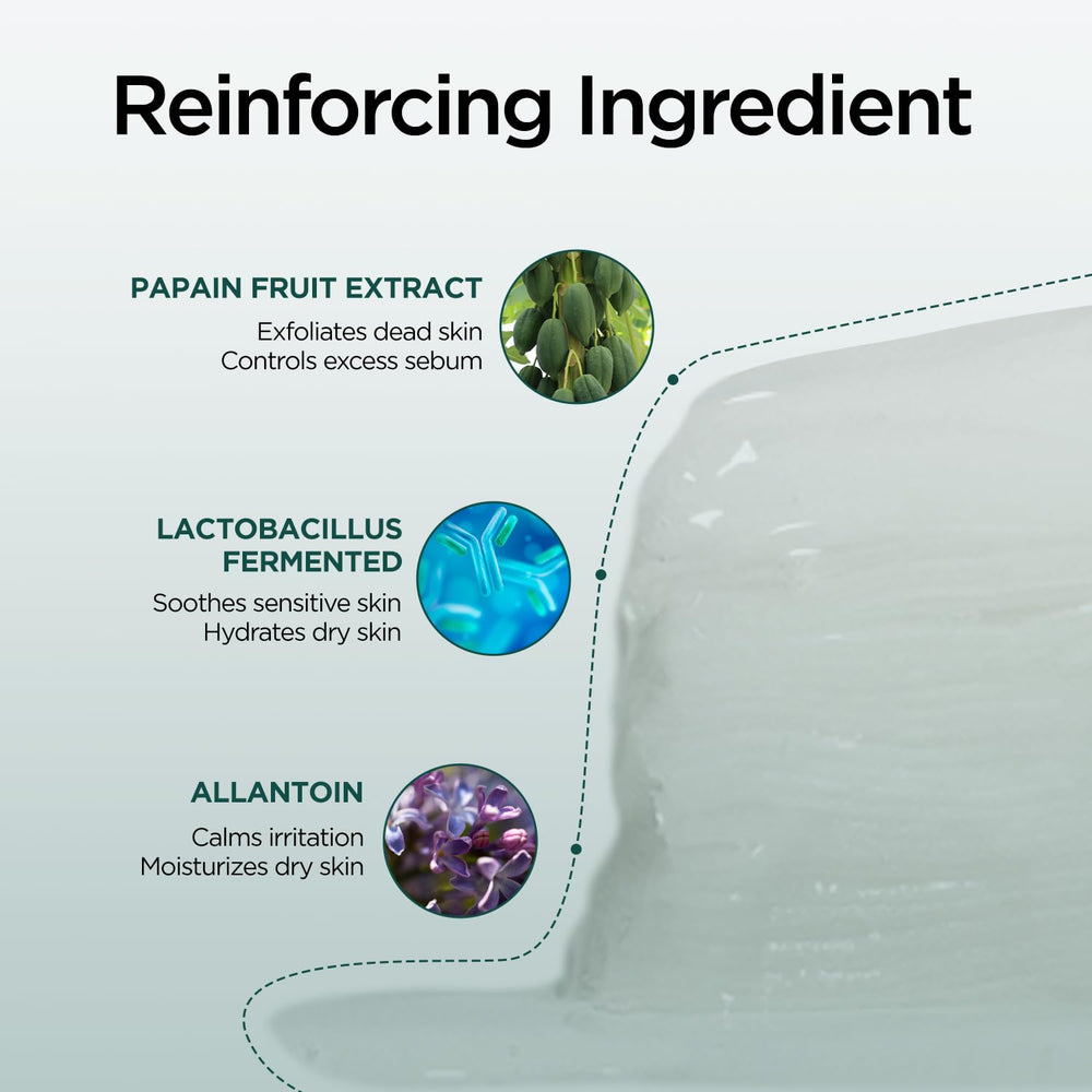 P.CALM Barrier Cycle chart illustrating sebum reduction and oil control.