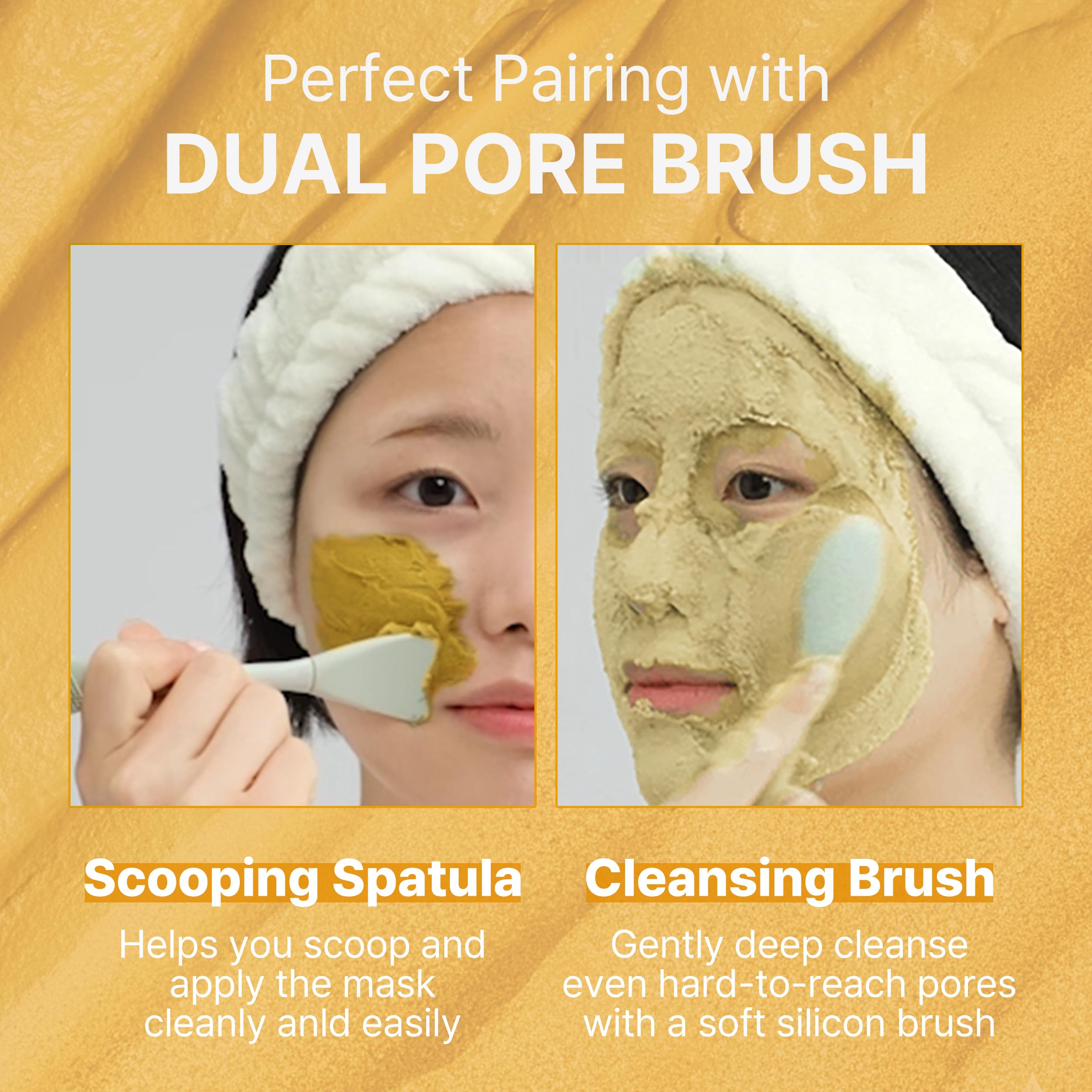 P.CALM Turmeric Bubble Mask product shot demonstrates 90g jar ideal for gifting.