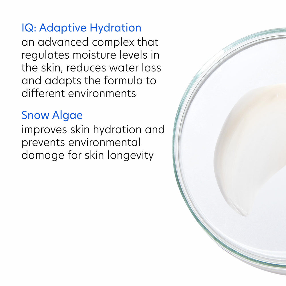 PCA SKIN HydraLuxe application on hand demonstrates a day-night moisturizing routine.