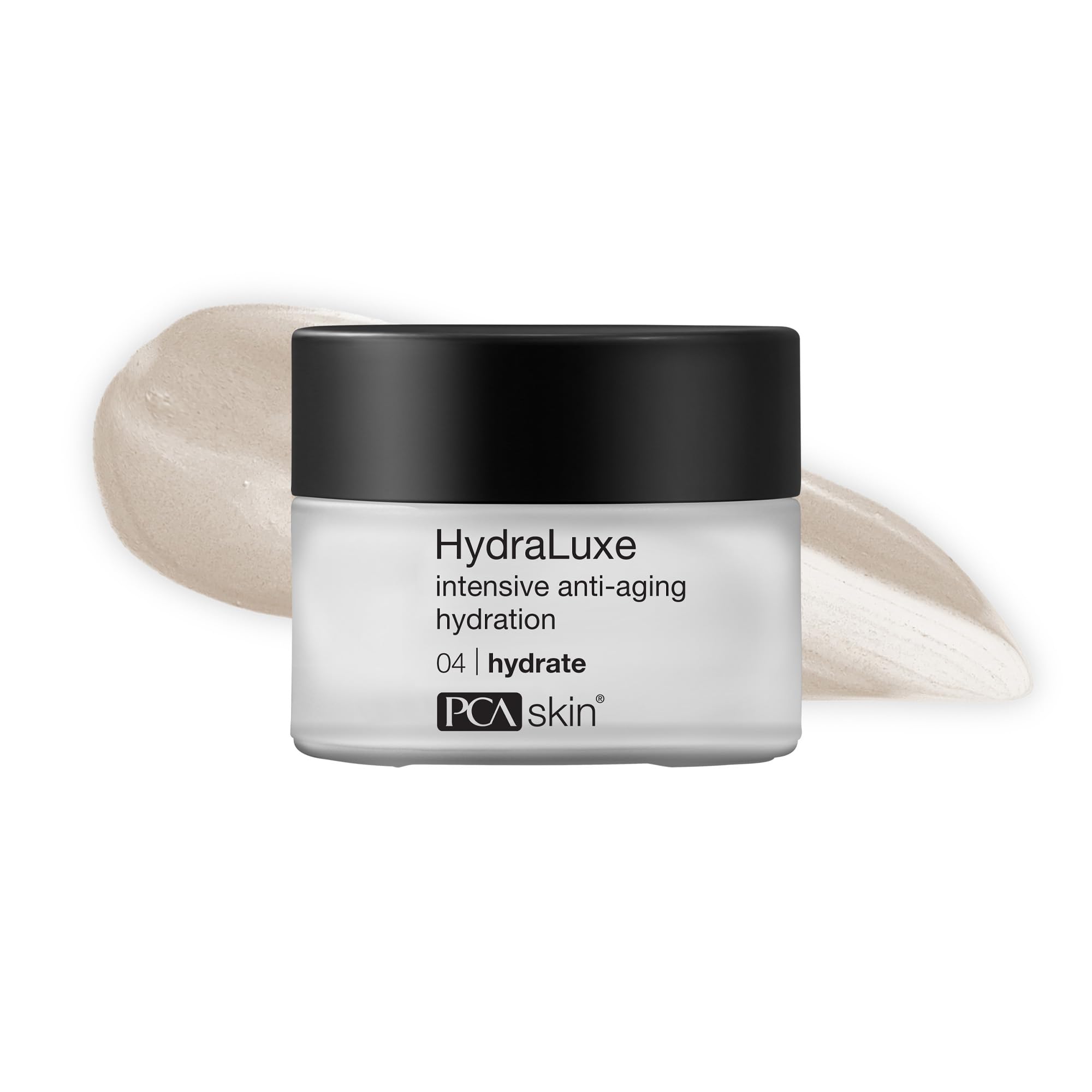 PCA SKIN HydraLuxe crema hidratante día y noche en bote para hidratación intensa diaria.