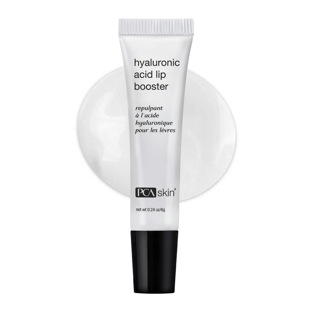PCA SKIN Lip Plumper Serum application shows instant hydration and soft plump look.