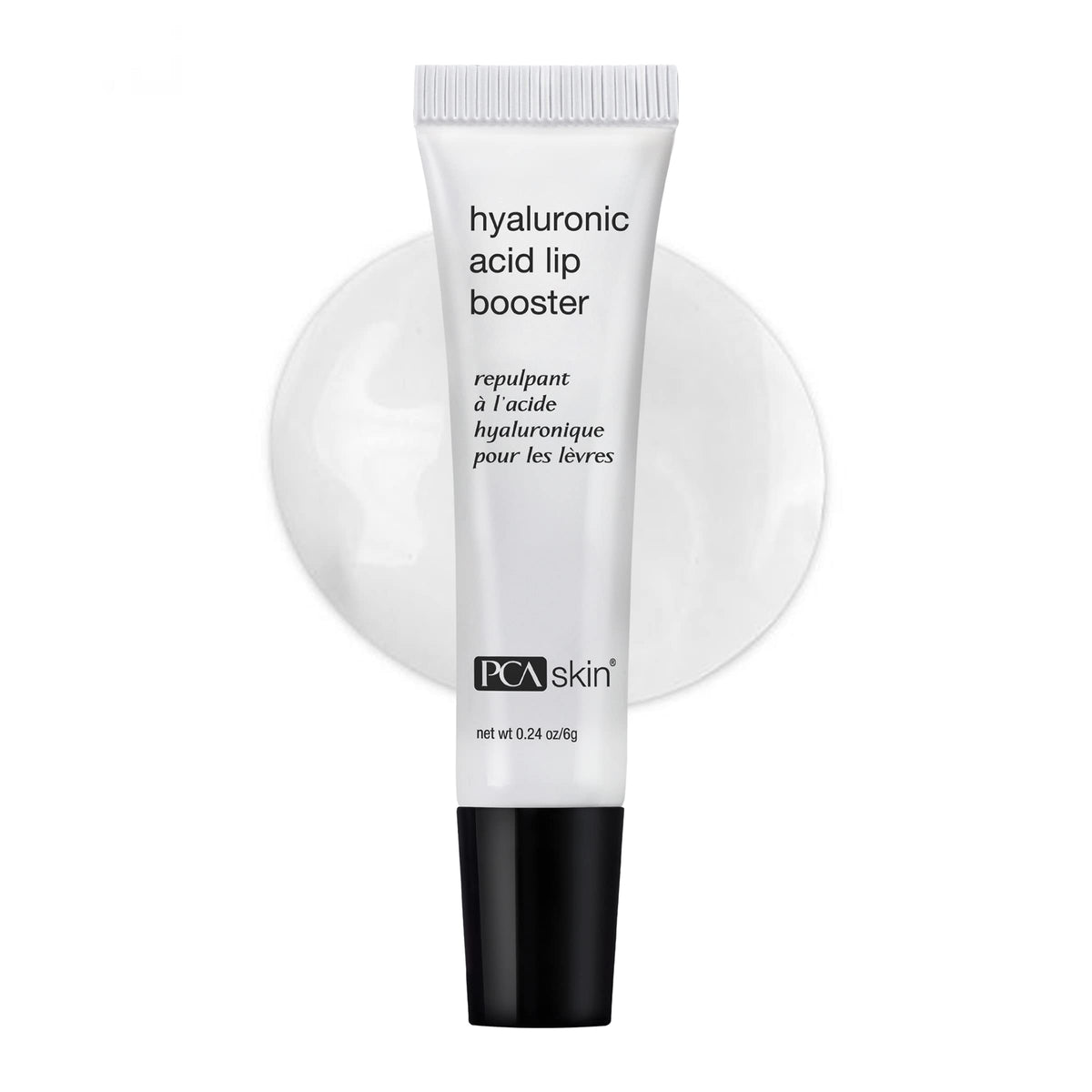 PCA SKIN Lip Plumper Serum application shows instant hydration and soft plump look.