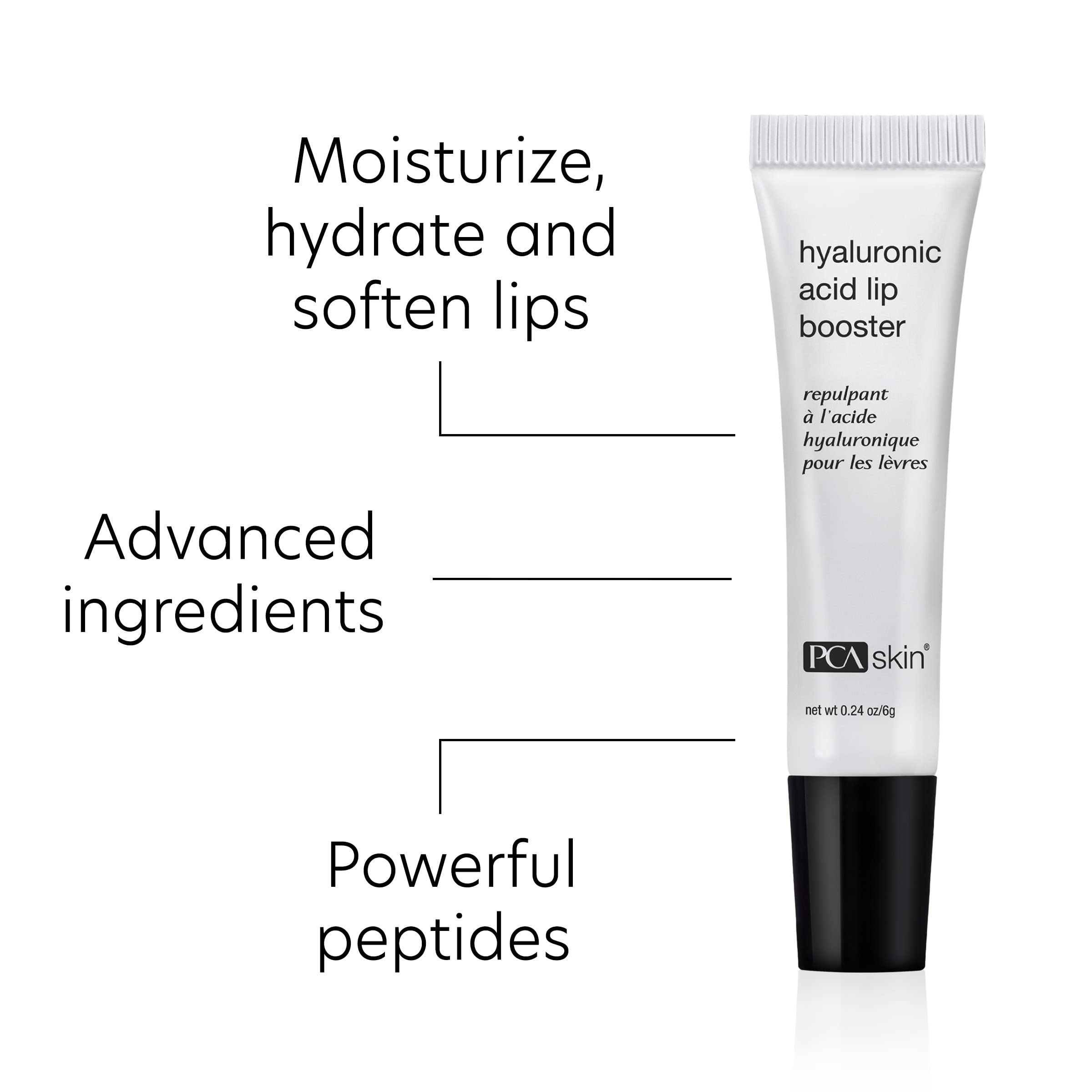 PCA SKIN Lip Plumper Serum on lips demonstrates hydration during daily routine.