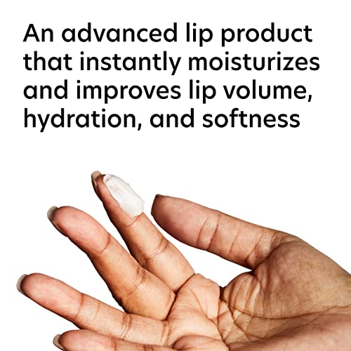 PCA SKIN Lip Plumper Serum tube on counter highlights compact 0.24 oz packaging.