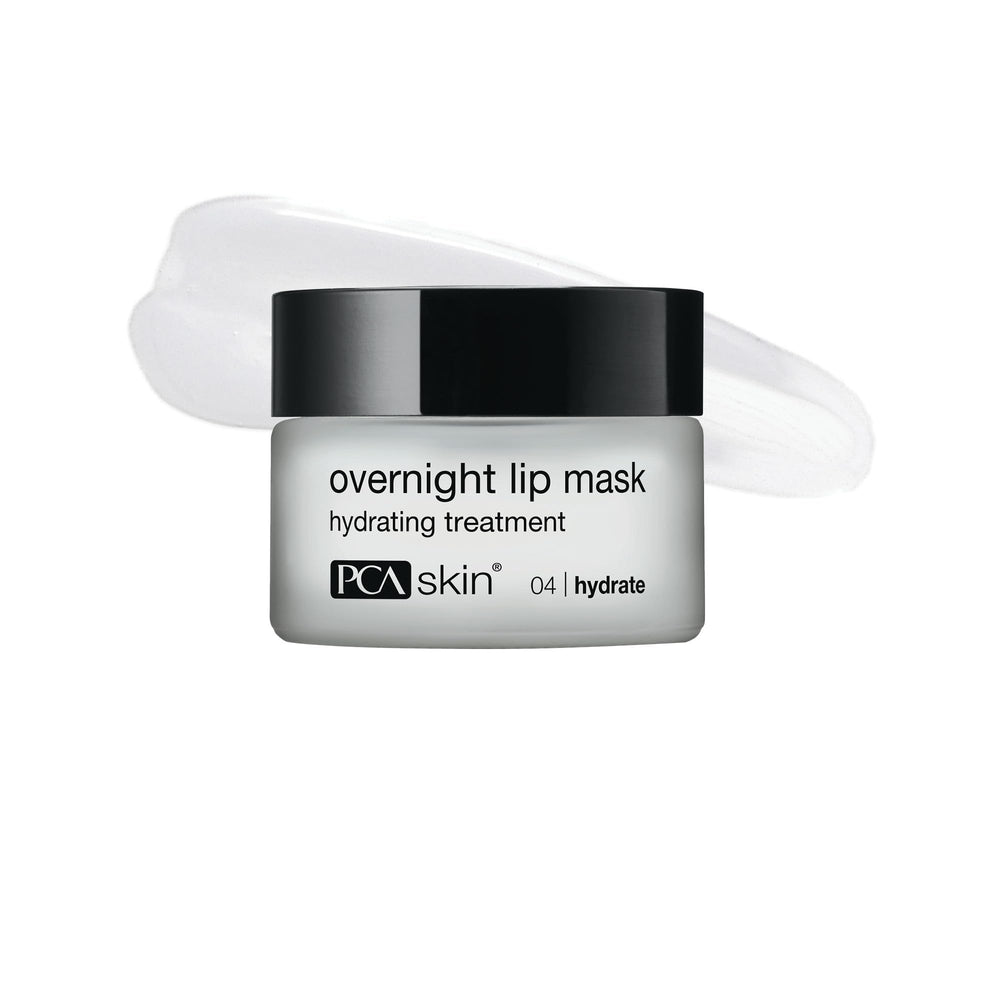 PCA SKIN Overnight Lip Mask jar close-up highlighting deep hydration