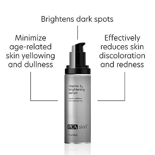 PCA SKIN Vitamin B3 Brightening Serum pump closeup showing convenient dispensing