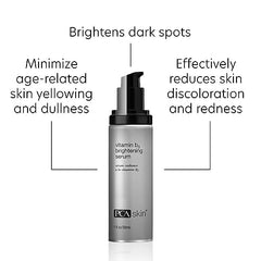 PCA SKIN Vitamin B3 Brightening Serum pump closeup showing convenient dispensing