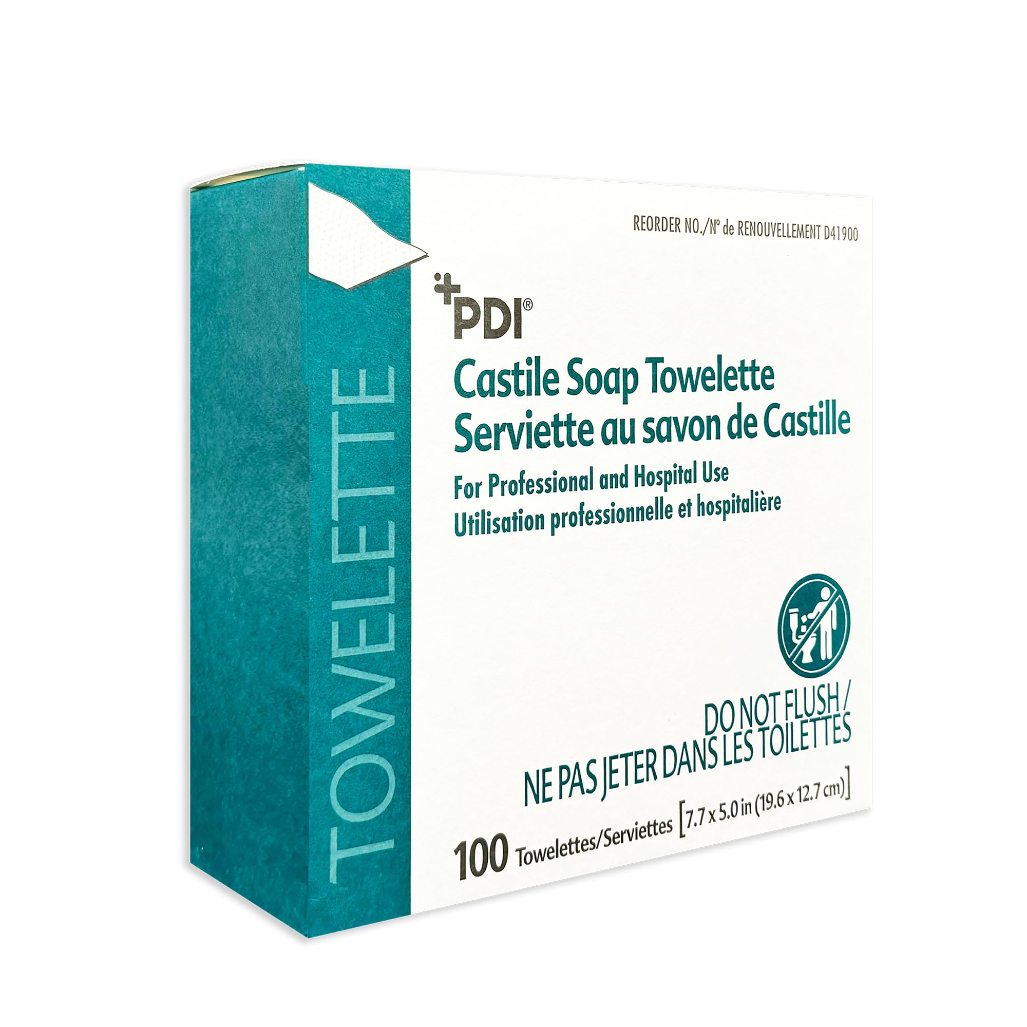 PDI Castile Soap Towelettes hand cleansing for quick refreshment.