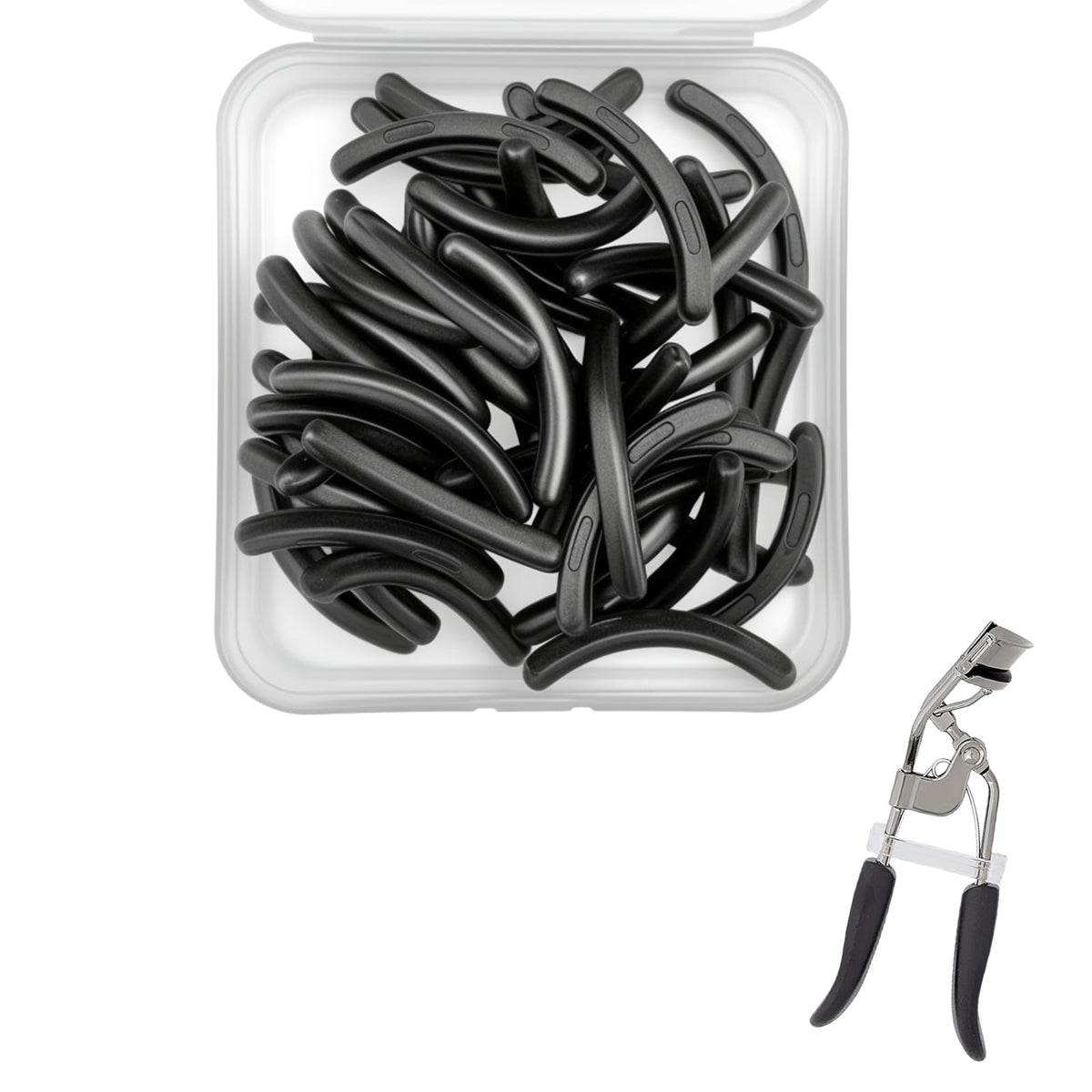 Pdtwq elf eyelash curler refill 30-pack front view for smooth curls