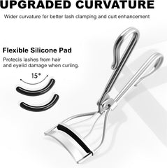 Pdtwq silicone eyelash curler refill delivers soft, gentle lash shaping.