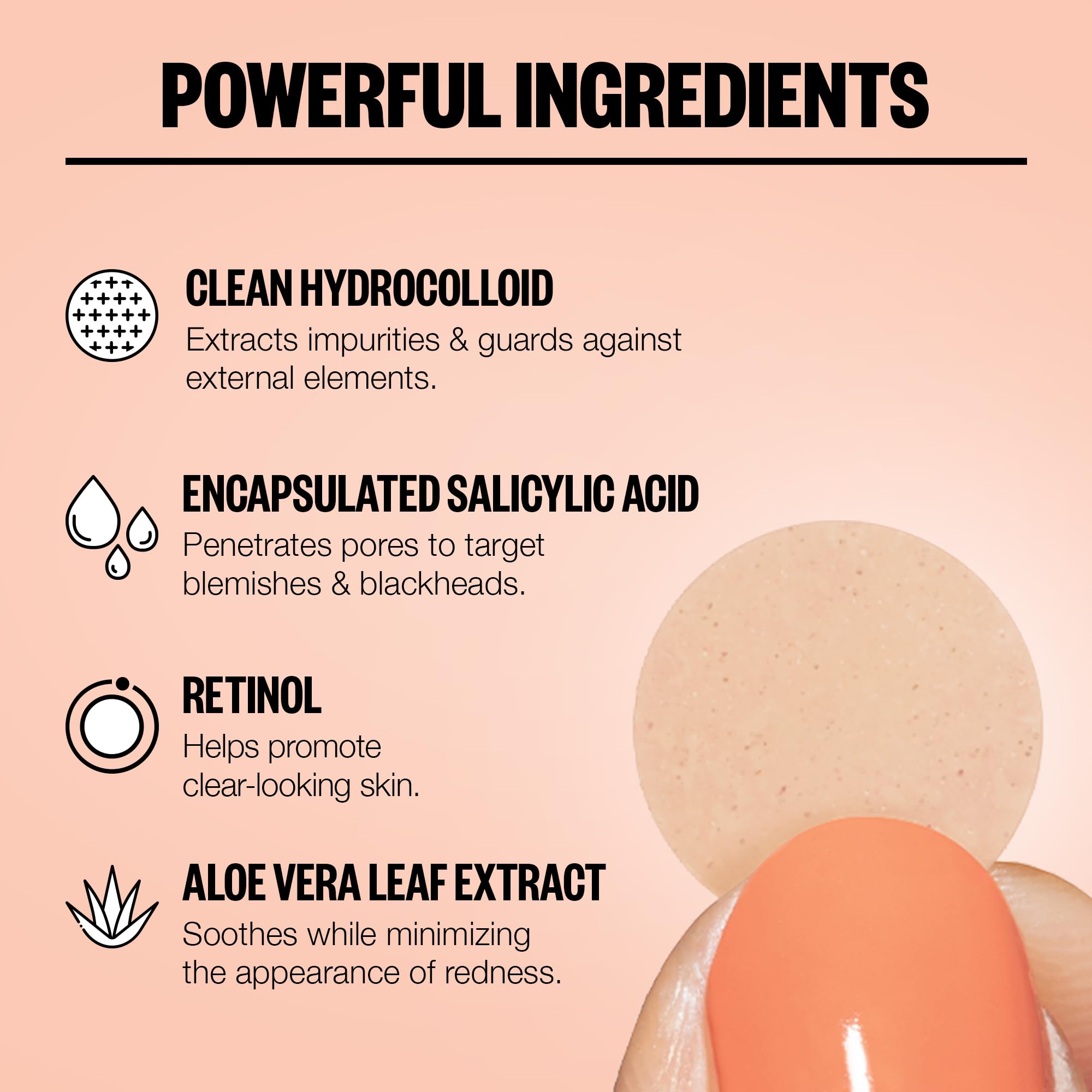 Peace Out Acne Healing Dots application removal demonstrates easy peel-off without irritation.