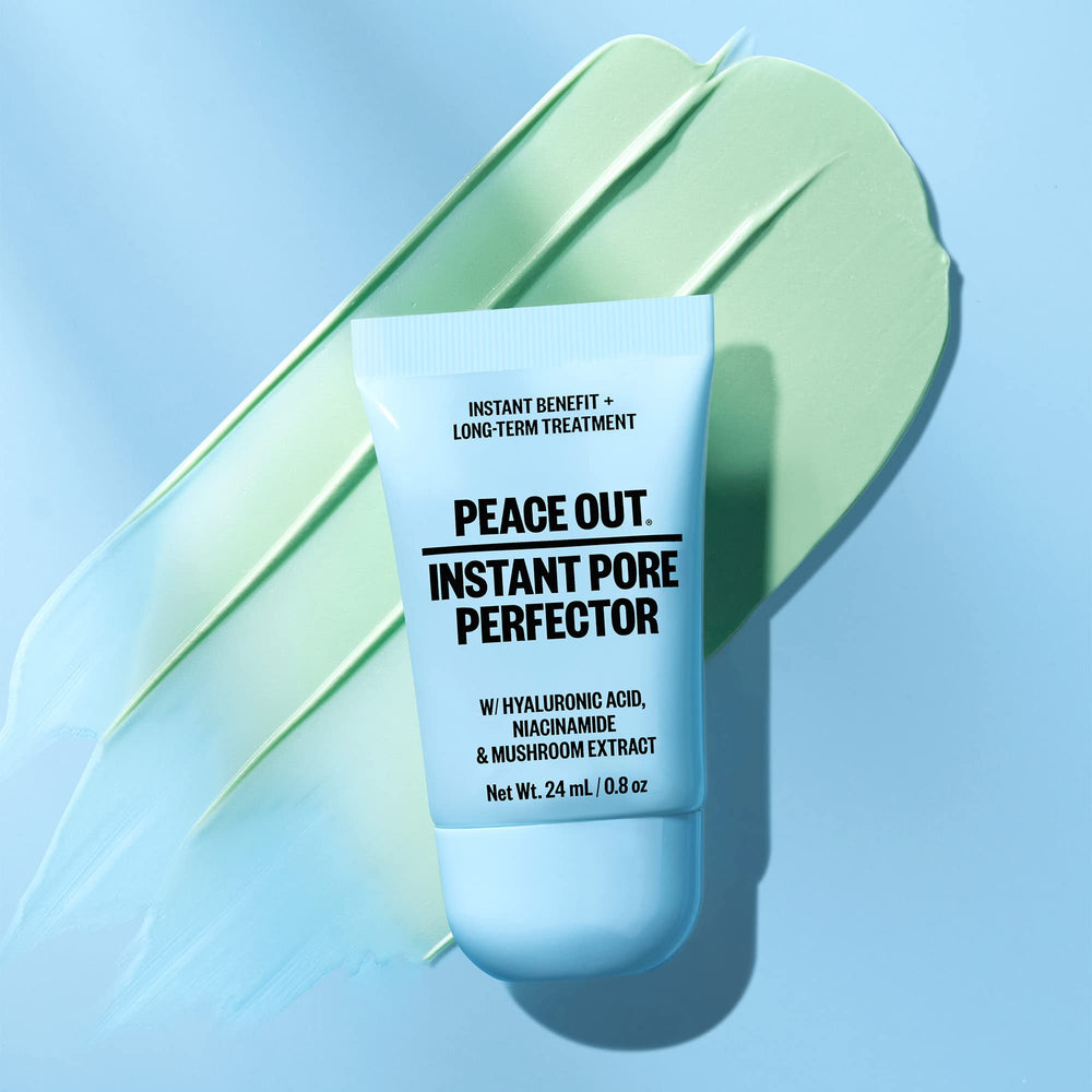 PEACE OUT Instant Pore Perfector compact-makeup-ready is perfect for on-the-go priming
