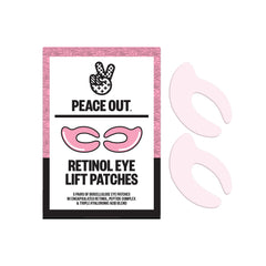 Peace Out Retinol Eye Lift Patches packshot shows 360° eye rejuvenation potential