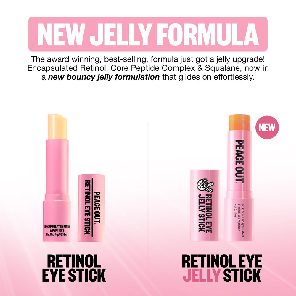 Peace Out eye stick with peptide complex boosts eye-area firmness.