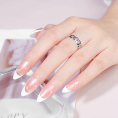 PEACECOLOR pink gel polish bottle with soft pink shade for subtle nail aesthetics