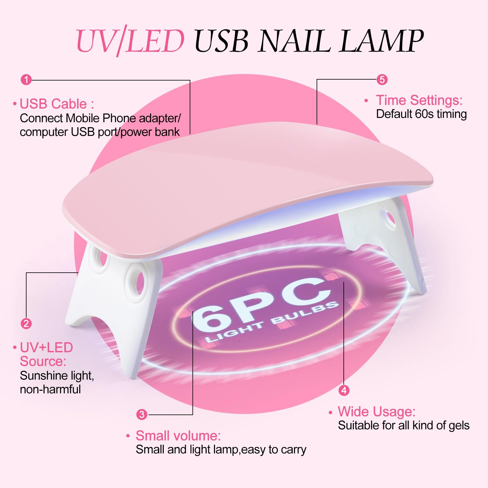 PEACECOLOR nail brush with 15 sizes for DIY manicure and decoration