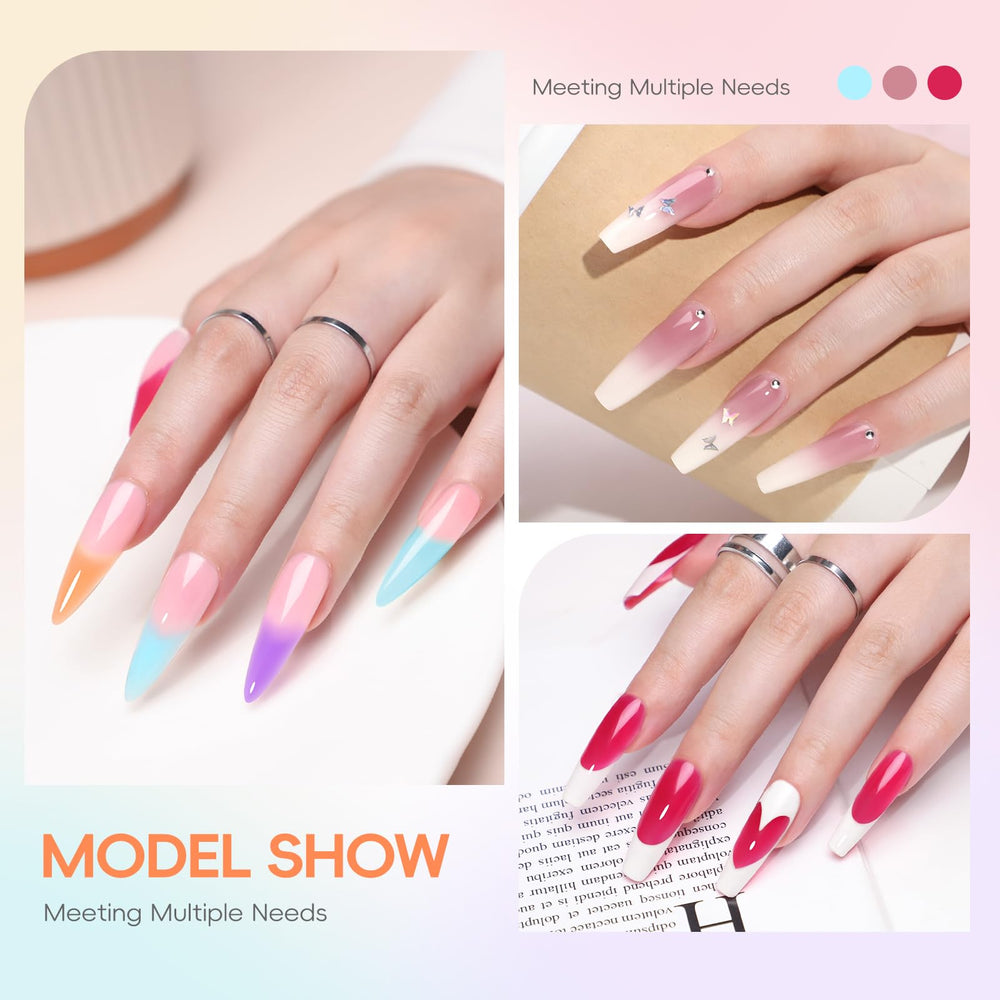 Peacecolor-poly-nail-gel-colors-24 provides versatile hues for creative nail art
