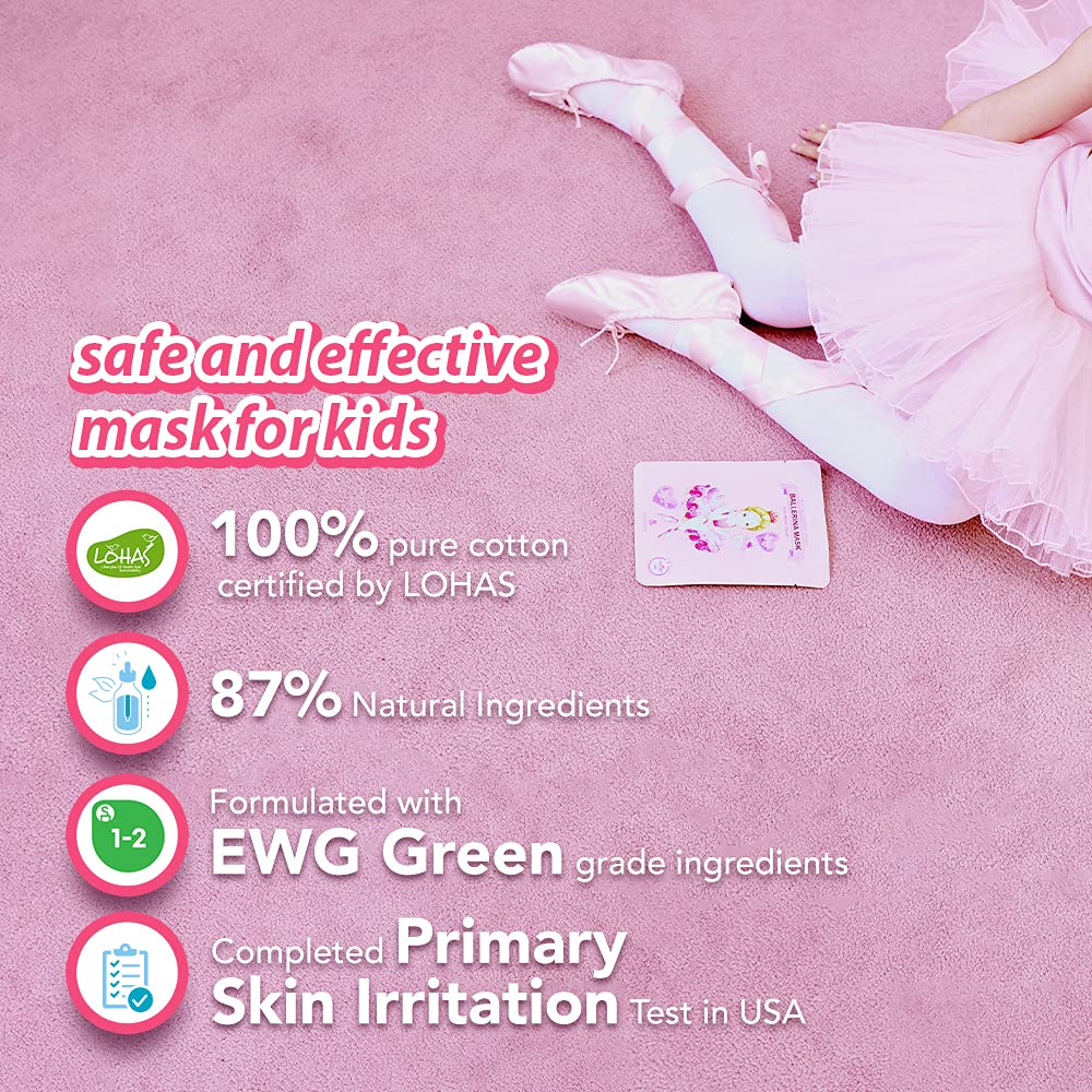 peach and Kids Face Mask cotton texture close-up highlights natural material