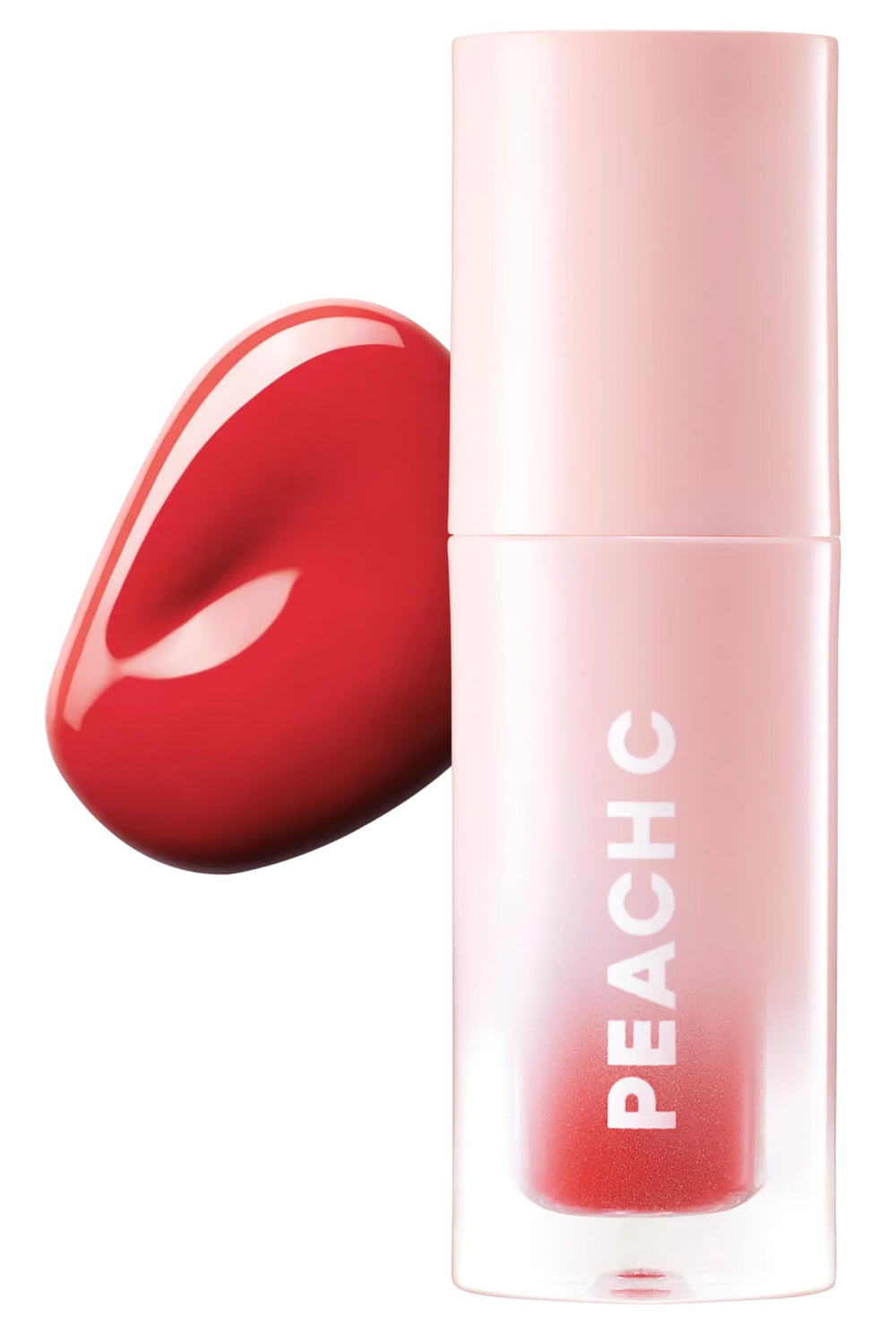 Peach C Jelly Beam Tint Energy Pop swirl shows buildable color with jelly shine.