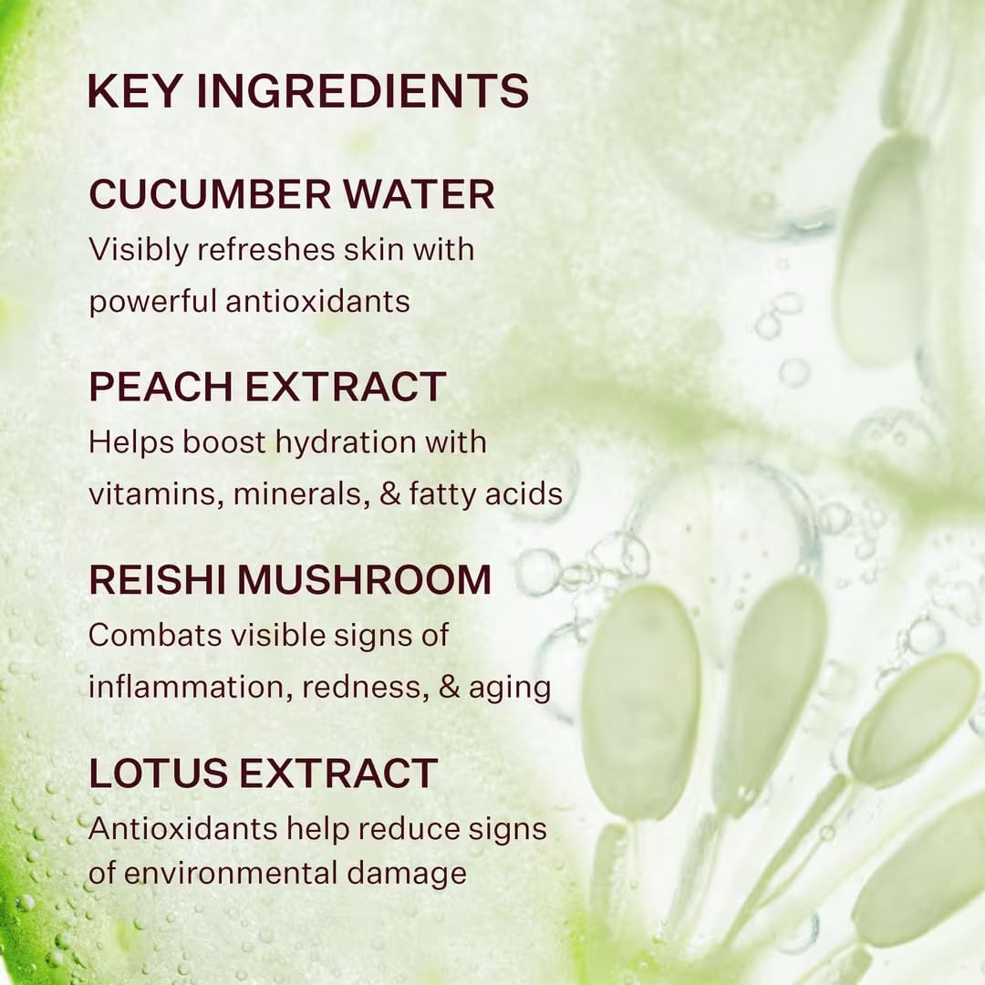 Peach extract provides brightening hydration during daytime skincare