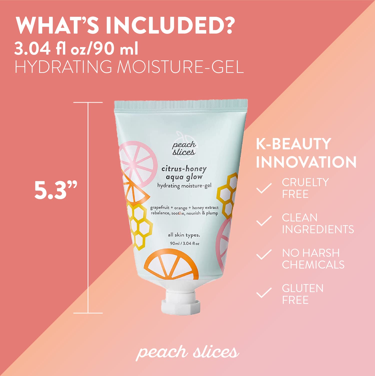 Peach Slices Citrus-Honey Aqua Glow showcases Korean skincare innovation and vegan beauty