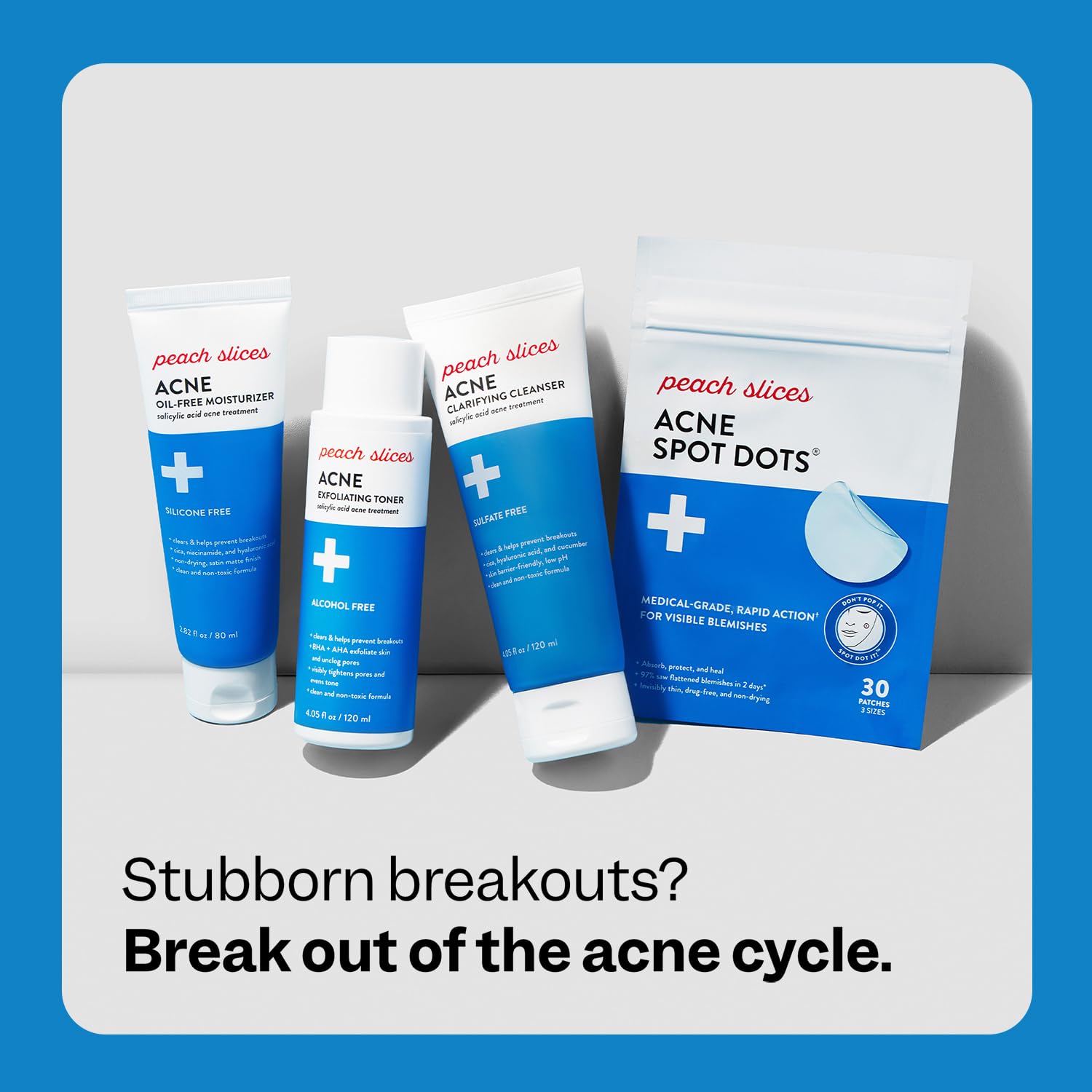 Peach Slices Korean skincare collection photo positions Peach Slices in K-beauty lineup