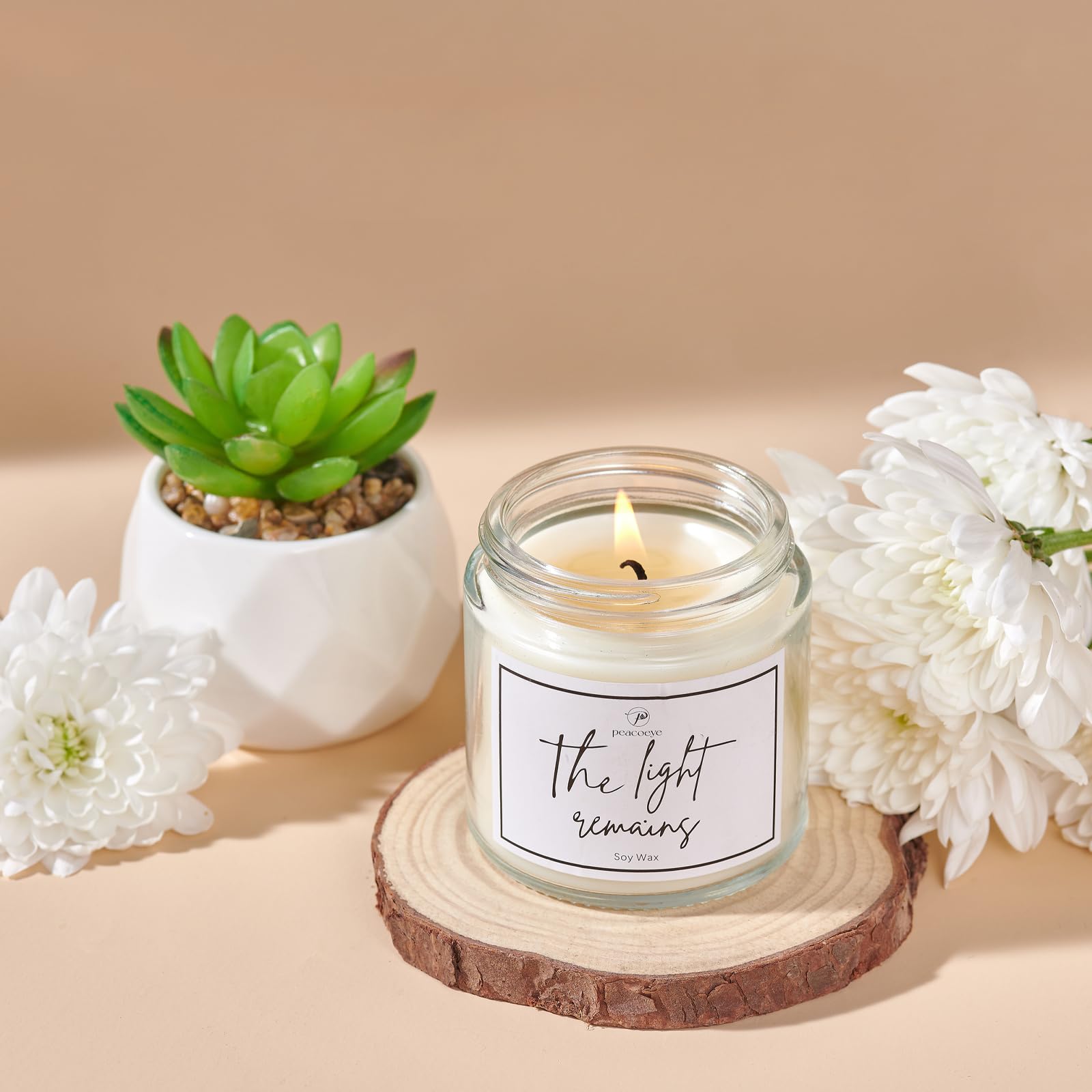 Peacoeye relaxing bath salt ball for mindful self-care after loss.