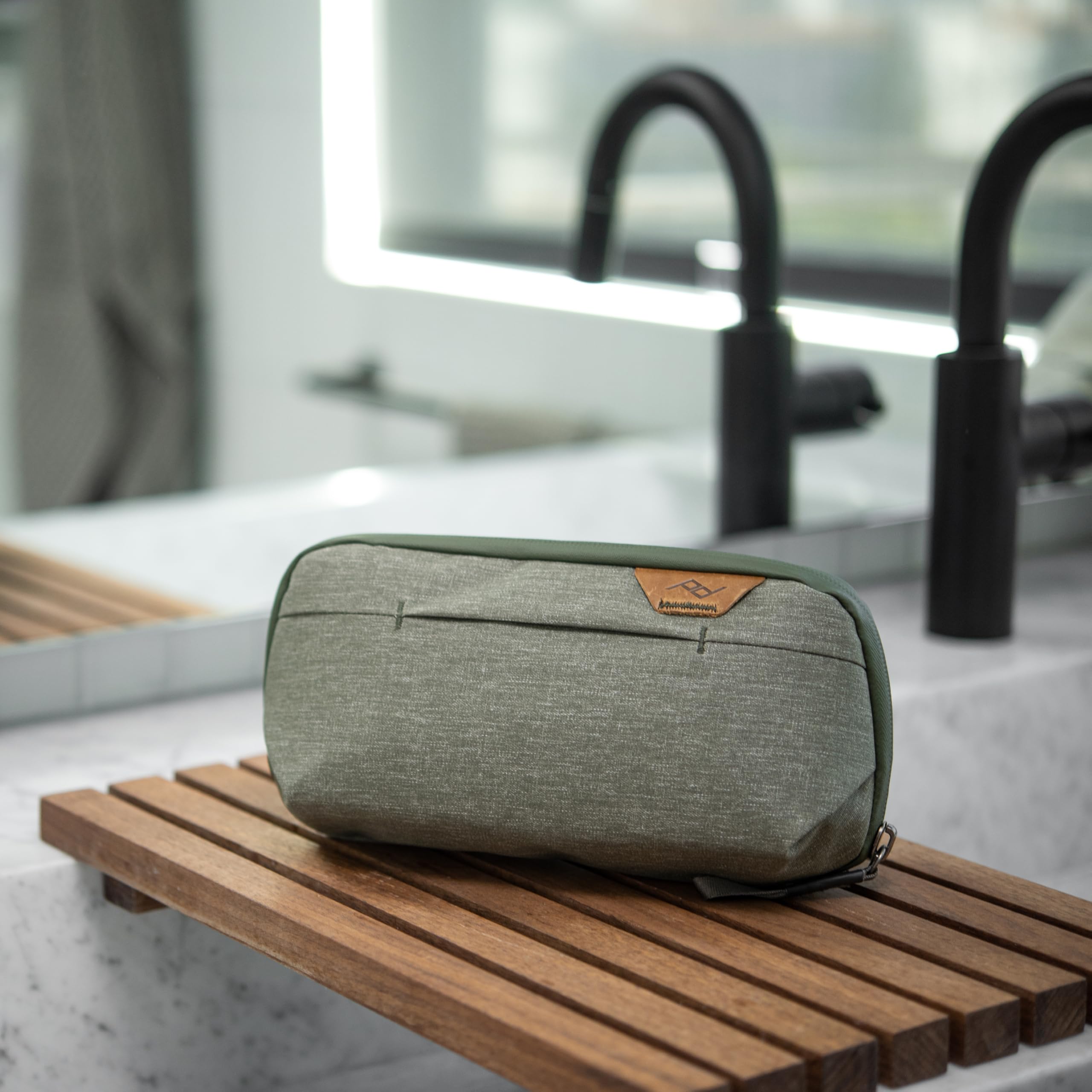 Peak Design Small Wash Pouch compact size fits into backpacks and carry-ons