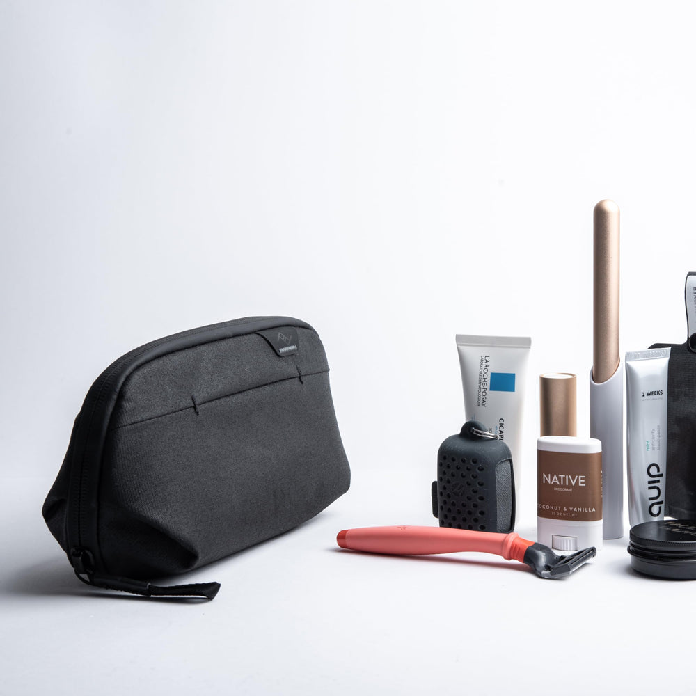 Peak Design Small Wash Pouch inside-out pockets for quick cleaning