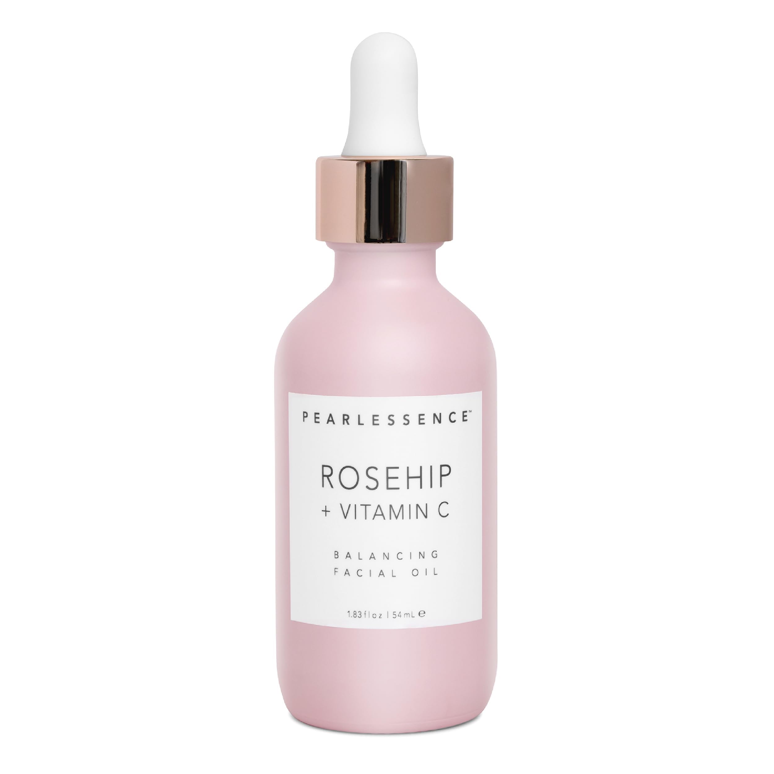 Pearlessence Rosehip Balancing Oil bottle, nourishing and hydrating skin