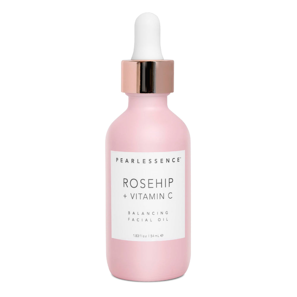Pearlessence Rosehip Balancing Oil bottle, nourishing and hydrating skin