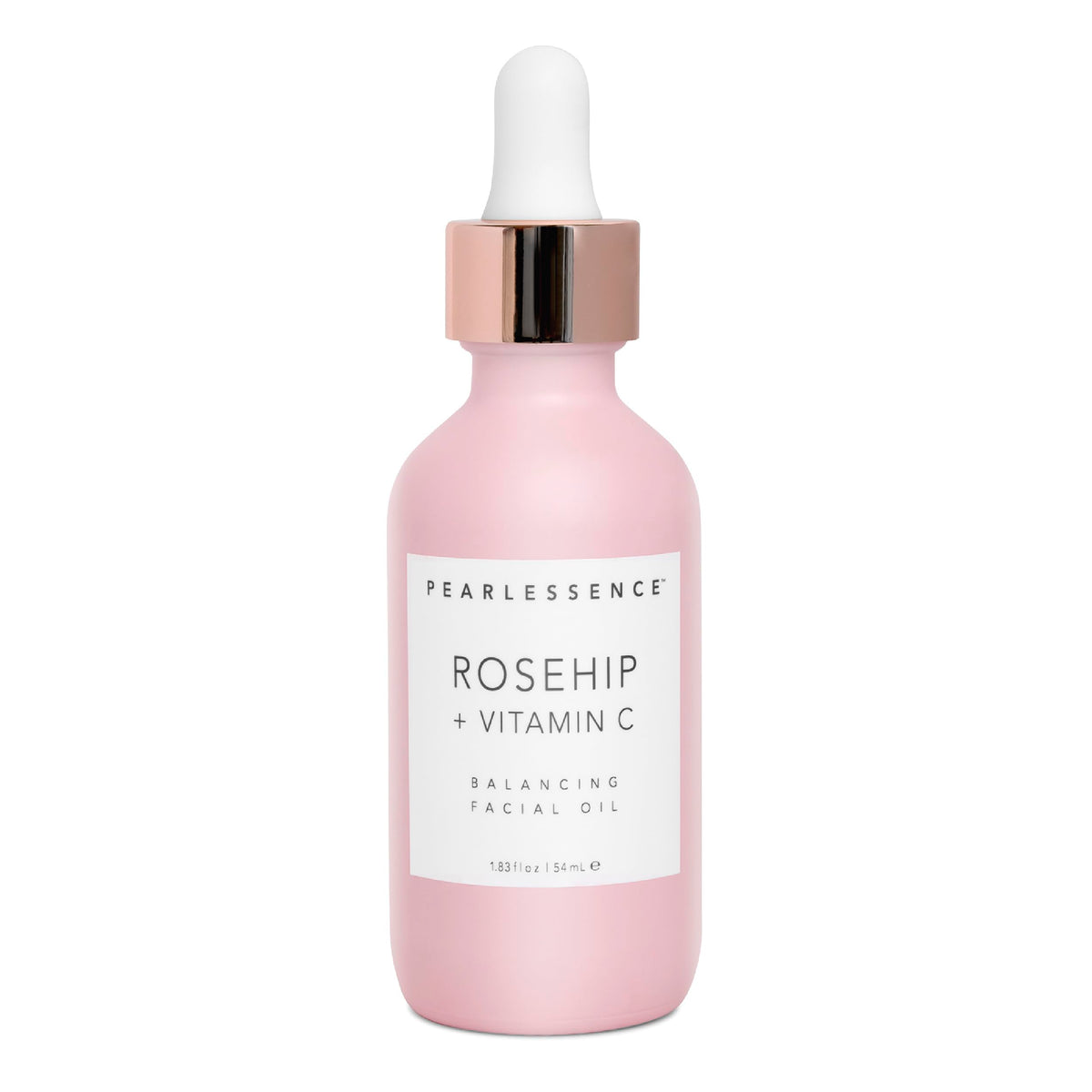 Pearlessence Rosehip Balancing Oil bottle, nourishing and hydrating skin
