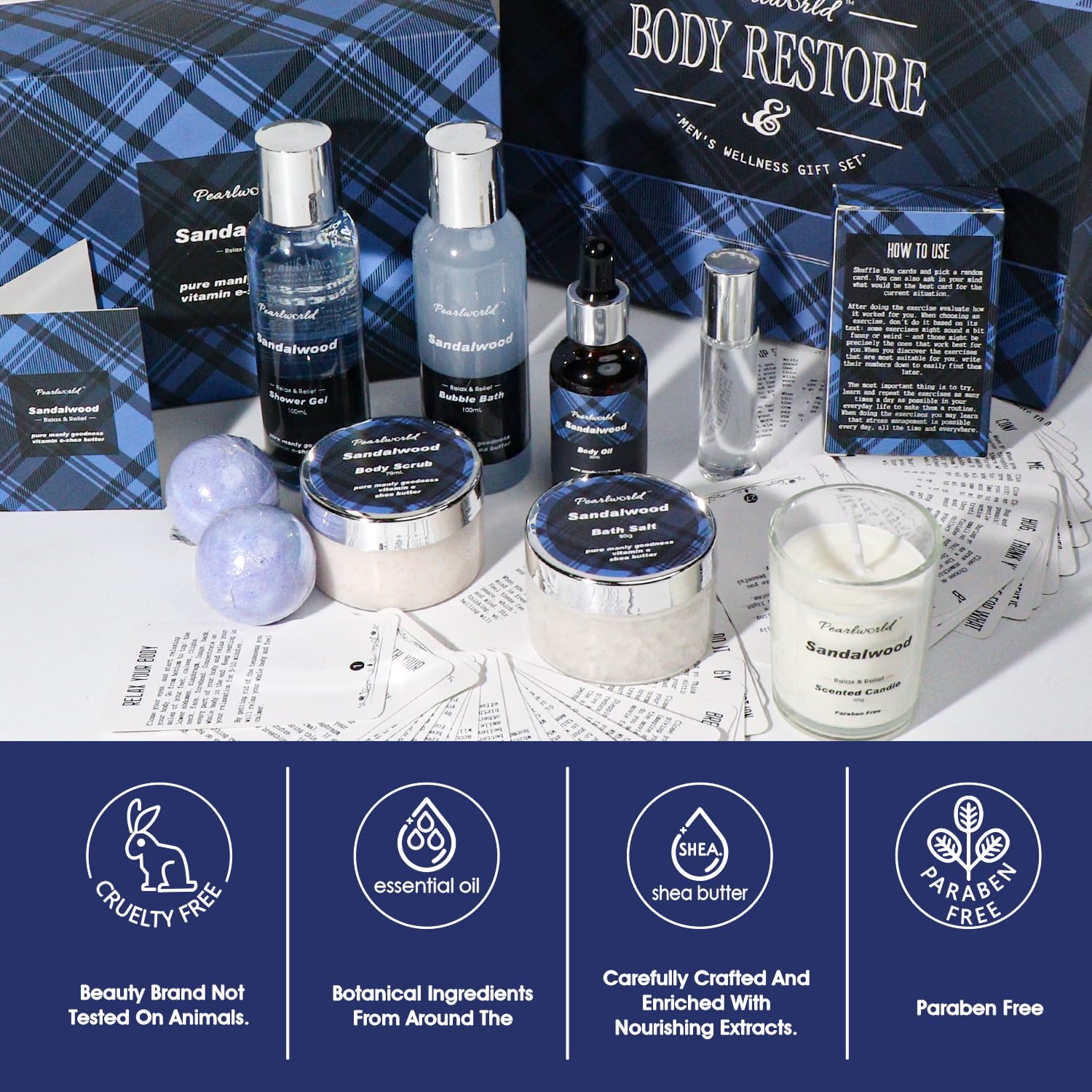 PEARLWORLD richly packaged box shows elegant gift option for men.