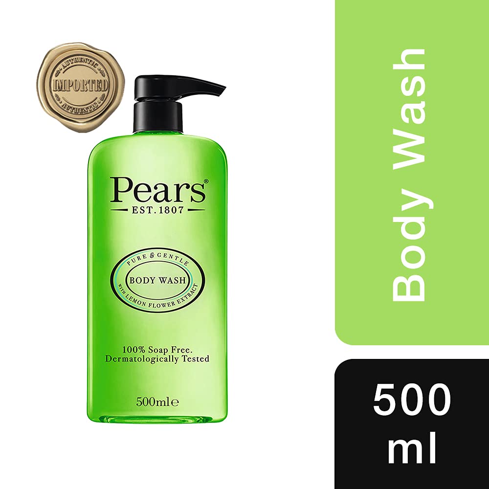 Pears DOPICT Lemon Flower Extracts shower gel offers refreshing fragrance for a morning routine.
