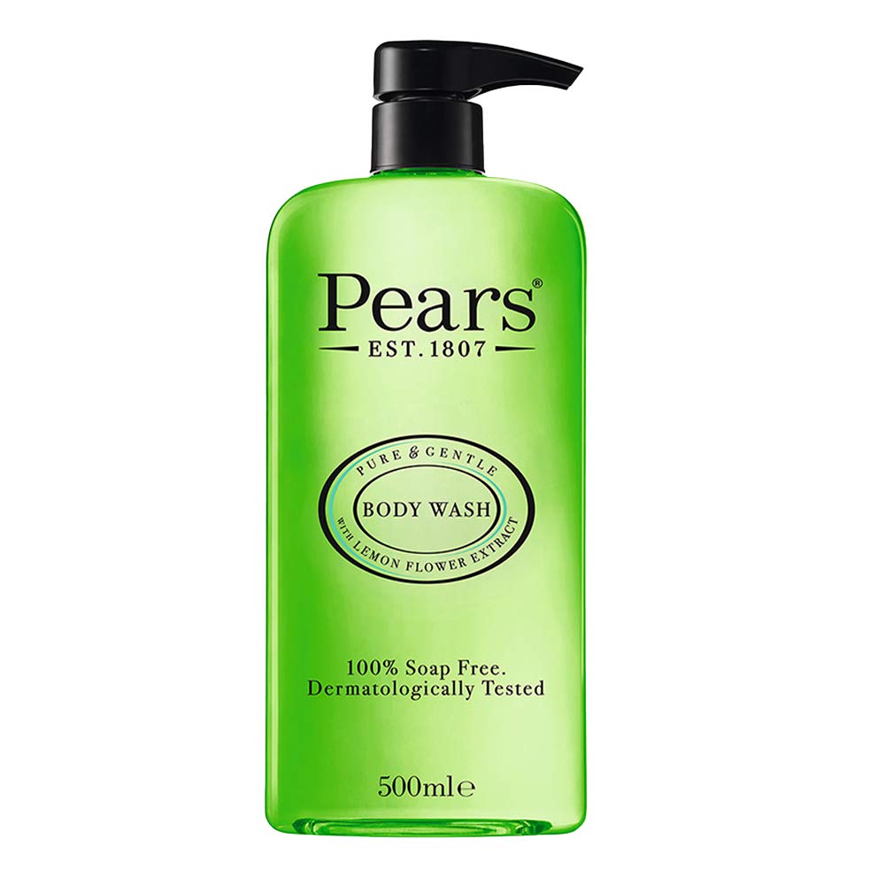 Pears DOPICT Pure Gentle Shower Gel bottle for daily cleansing with a gentle formula.