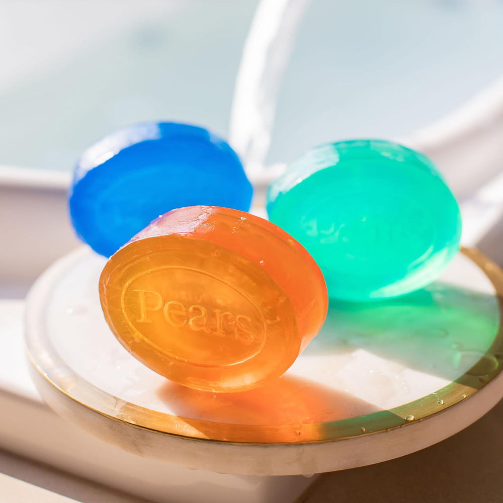 Pears soap hand-finish-inspection visual underlines quality craftsmanship.