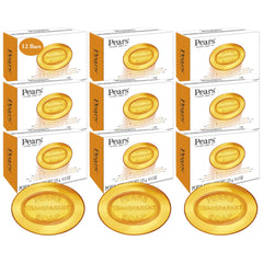 Pears Soap pure glycerin bar reveals translucent moisture for everyday hydration.
