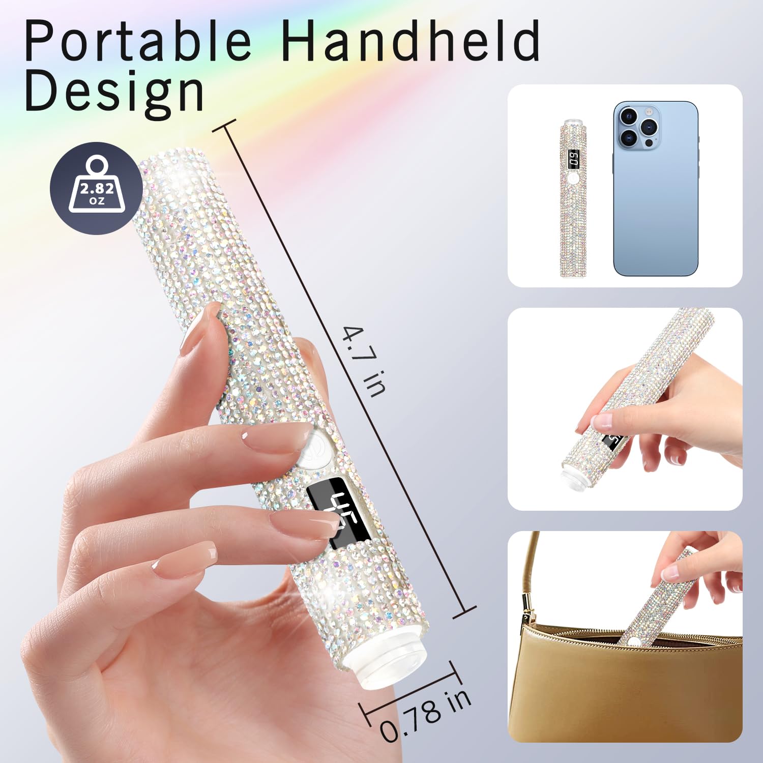 Peccera AB Diamond silicone heads expand nail art for French tips and designs.