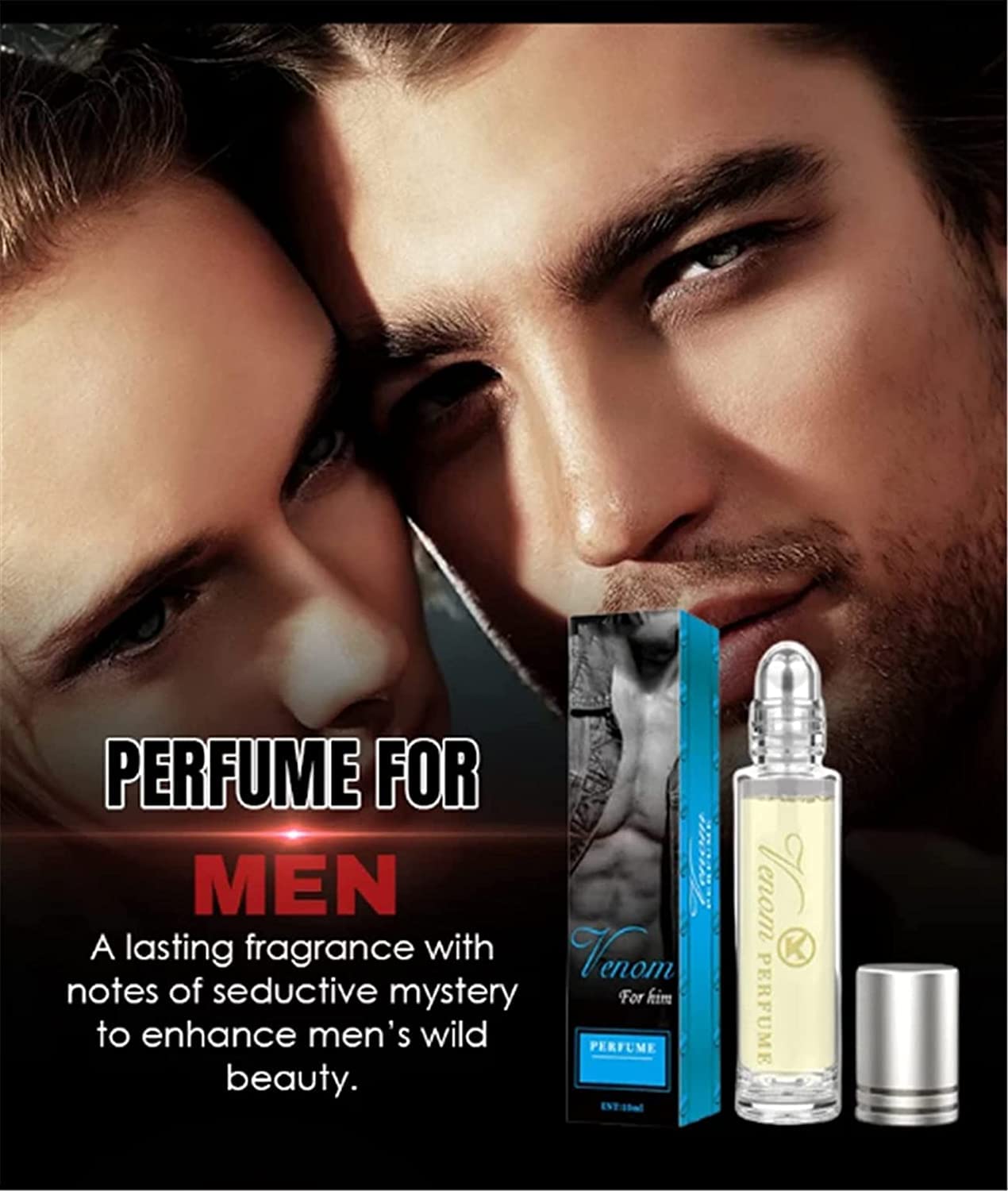 Peehss pheromone perfume roll-on applying on skin for easy touch-ups