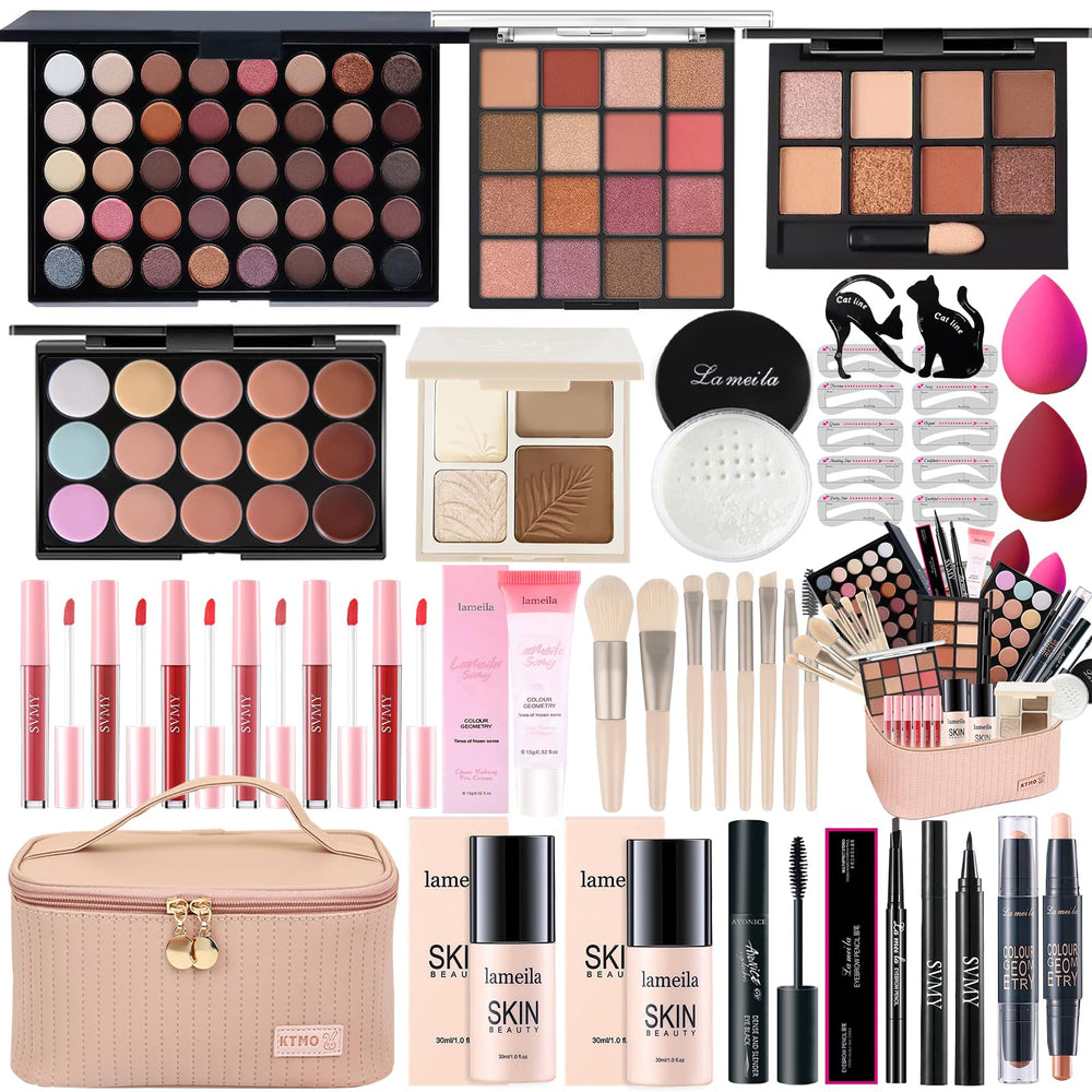 Peenice all-in-one makeup kit eyeshadow palette offers versatile colors for day-to-night looks