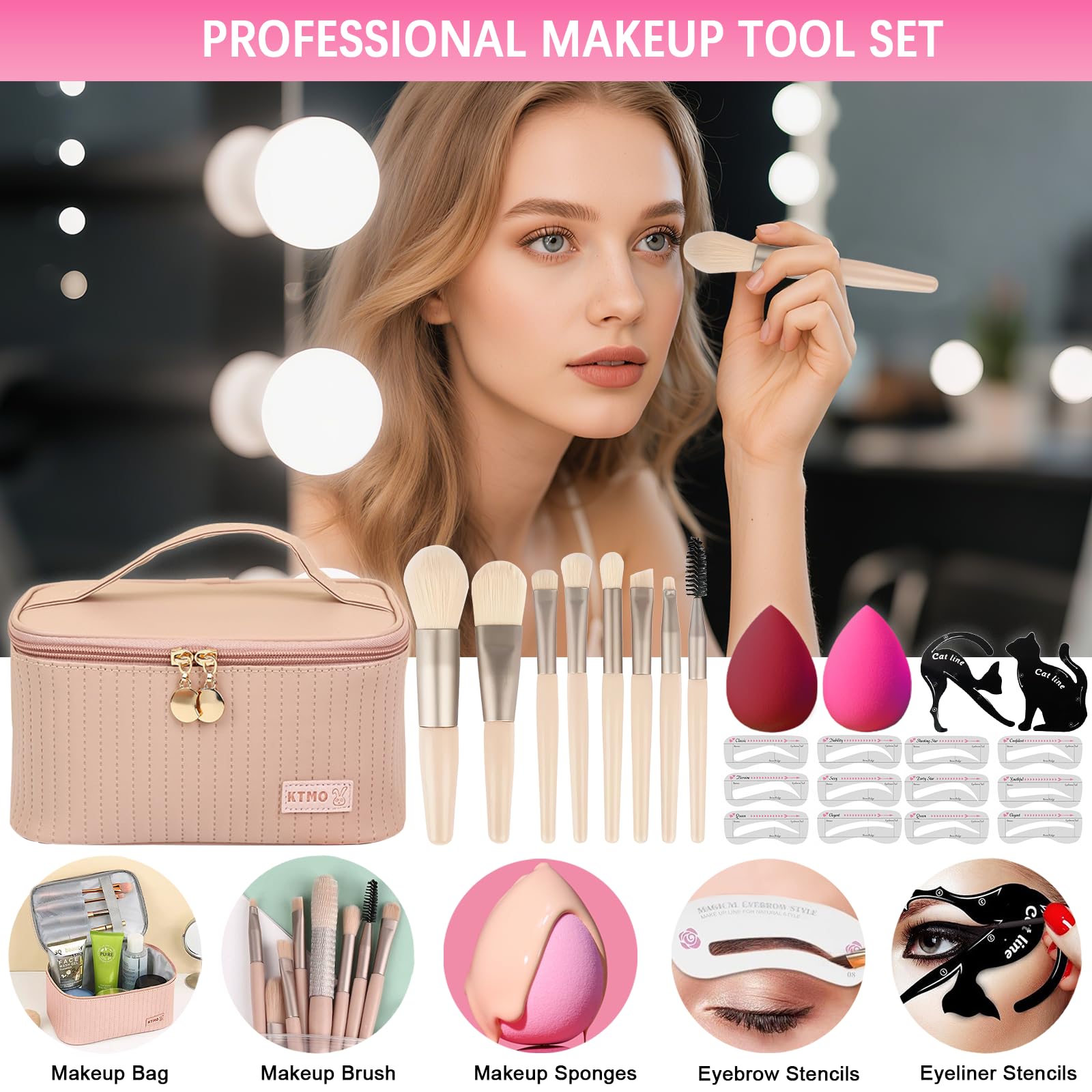 Peenice all-in-one makeup kit lipstick offers rich color and smooth application