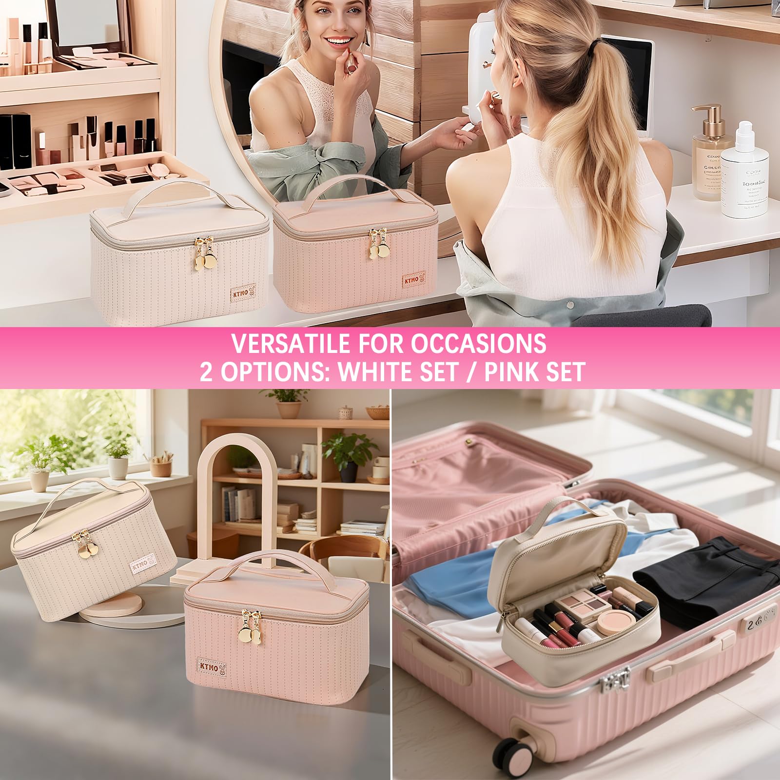 Peenice makeup kit brushes deliver professional styling with organized tools.